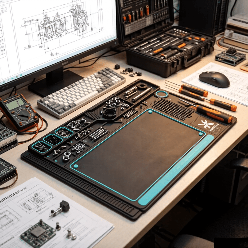Electronics Repair Bench - Wielofunkcyjna mata silikonowa do napraw z