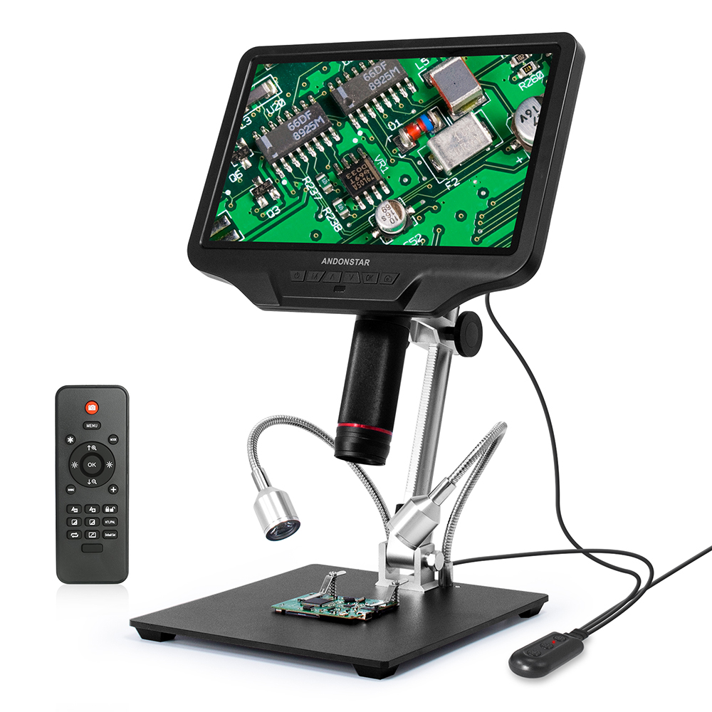 Electronics Repair Microscope - Andonstar AD409 mikroskop cyfrowy HDMI 10.1