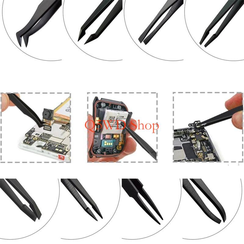 Q5WD 8 szt. Zestaw pęset ręczn – Electronics Repair Hobby recenzja i cena