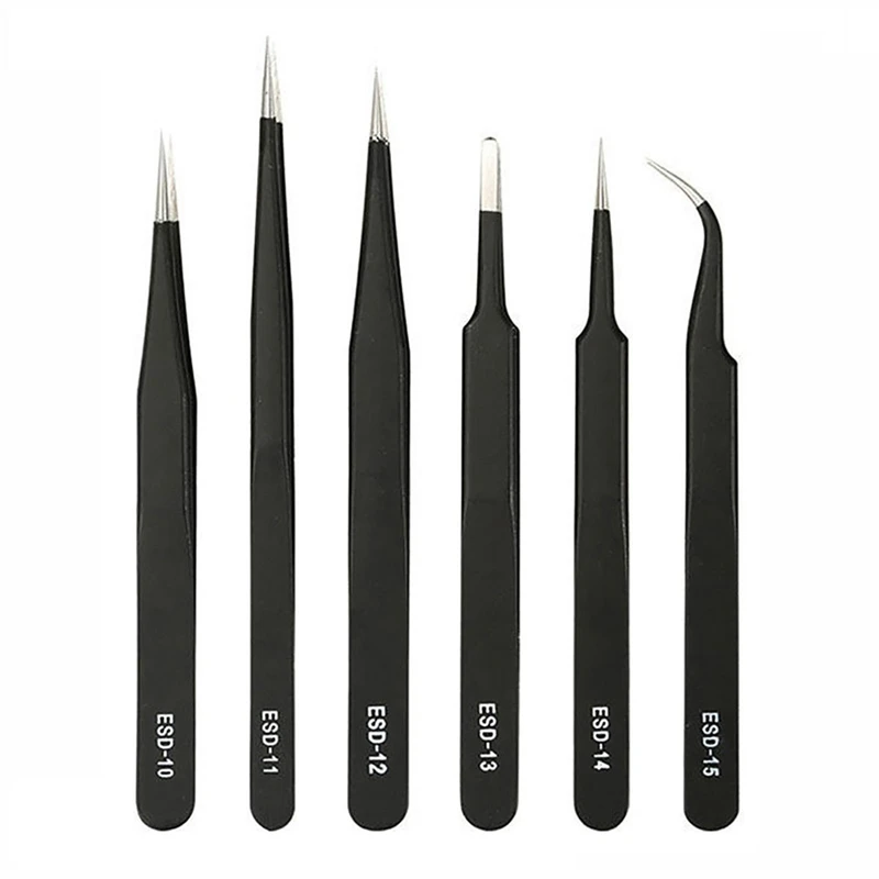 Zestaw precyzyjnych pęset ESD  – Electronics Repair Tool Kit recenzja i cena