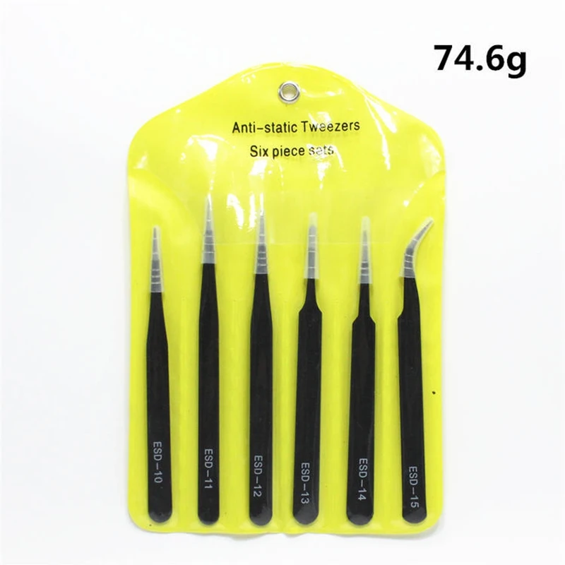 Zestaw precyzyjnych pęset ESD  – Electronics Repair Tool Kit recenzja i cena