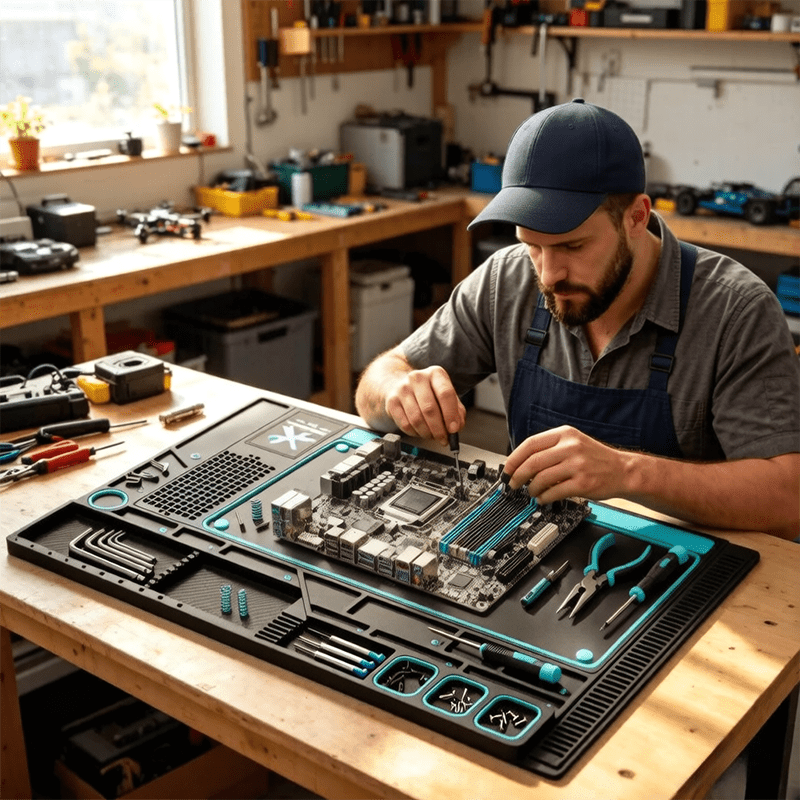 Wielofunkcyjna mata silikonowa – Electronics Repair Bench recenzja i cena