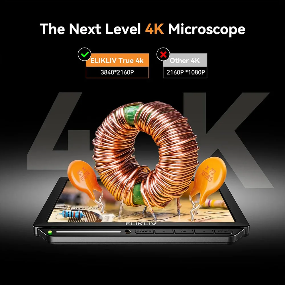Elikliv EM4K-AF 4K mikroskop c – Electronics Repair Microscope recenzja i cena