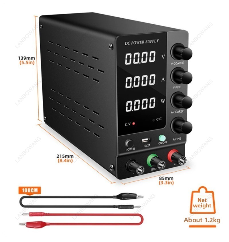 Cyfrowy regulowany zasilacz la – Electronics Repair Bench recenzja i cena