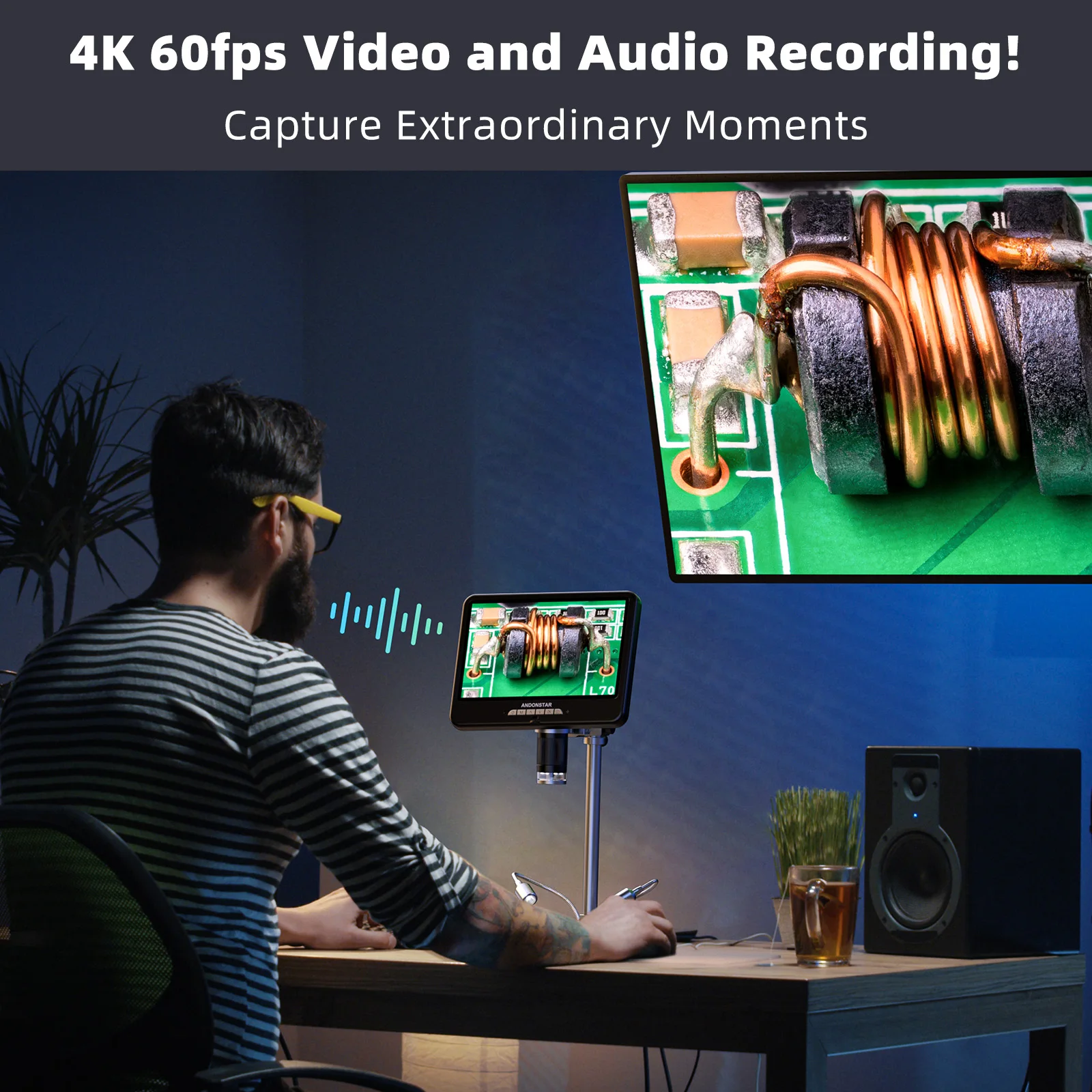 Andonstar AD210S-Pro 4K 60FPS  – Electronic Repair recenzja i cena