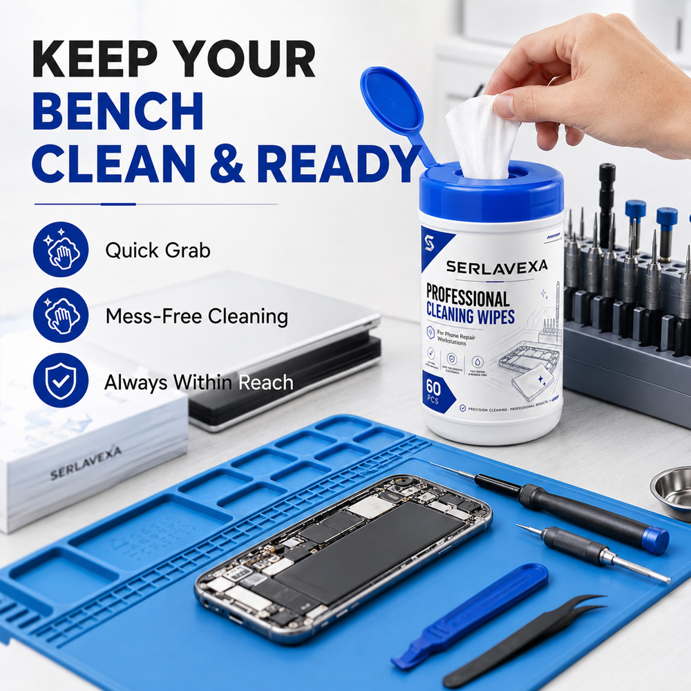 60 sztuk chusteczek do czyszcz – Electronics Repair Bench recenzja i cena